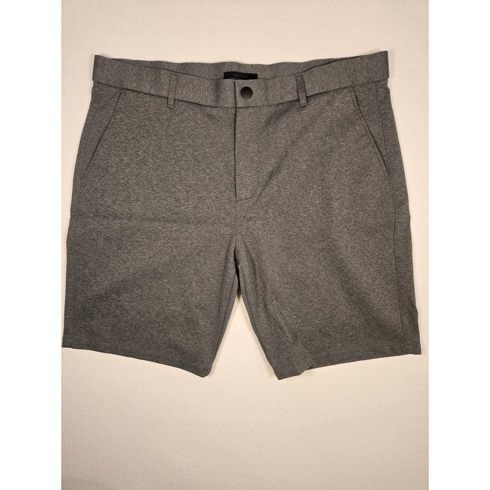 Greyson Sequoia Performance Knit Hybrid Golf Shorts Mens 38 Grey Inseam 9 5/8"